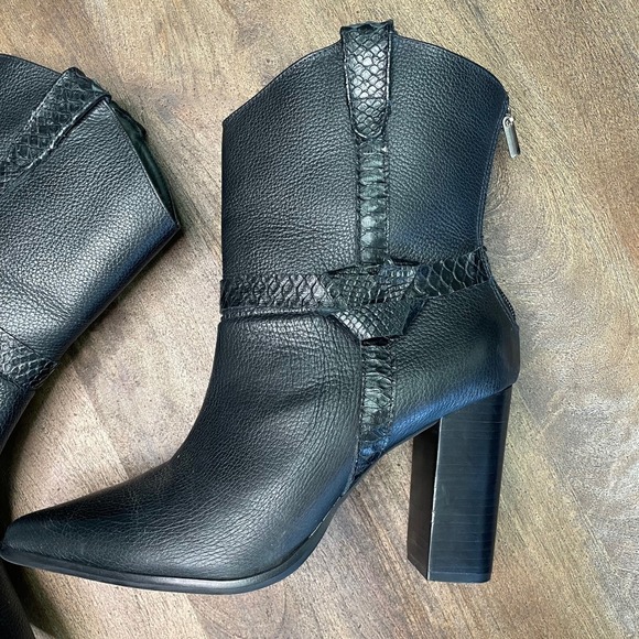 Jessie James Decker‎ X Kaanas Black Austin Boot Womens Size 10 Western - Picture 1 of 9